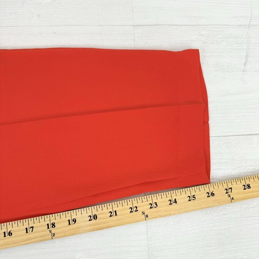 Boden Melina High Waist Paperbag Trouser Pants Size 10 R Poppy Red Preppy Office - Picture 12 of 15
